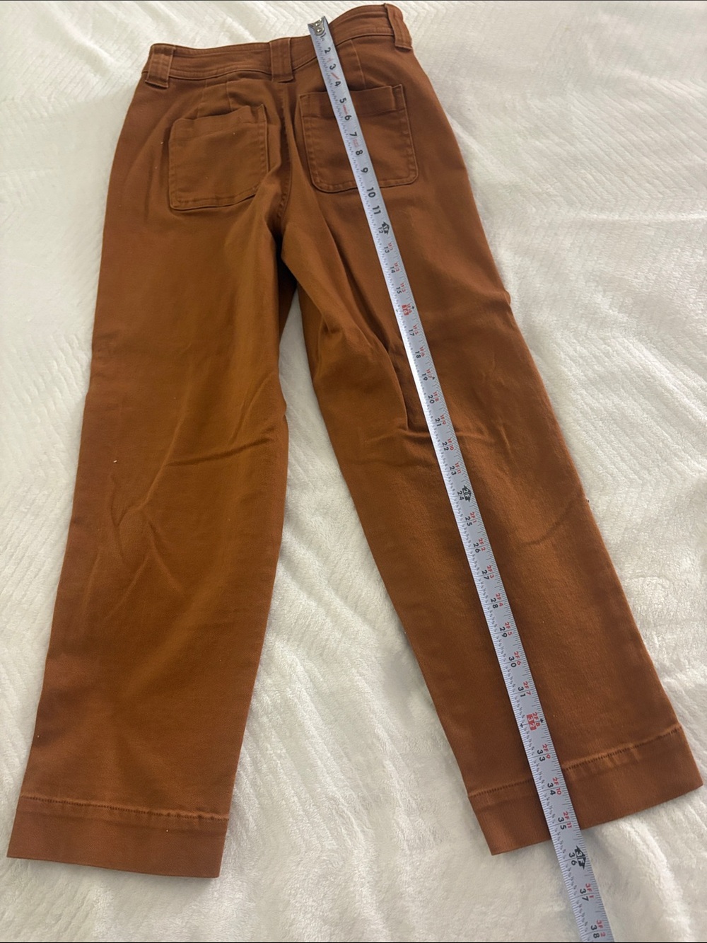 a new day Women's Straight-Leg Chino Pants in Rust - Picture 3 of 5